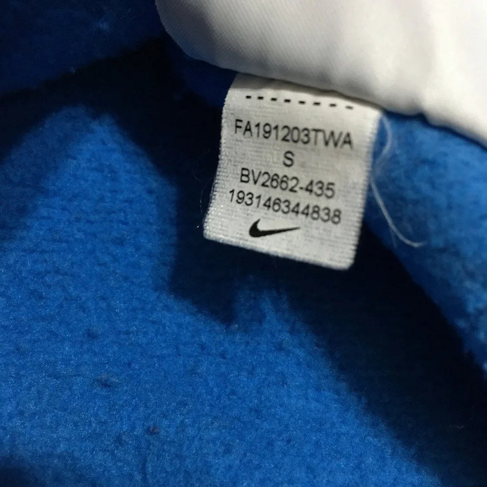 Nike Sportswear Club Fleece Men's Crew Sweatshirt Small Blue